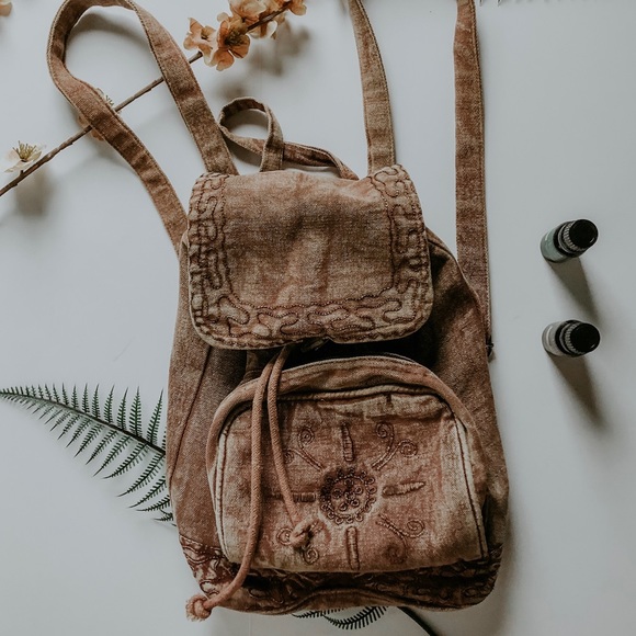 hippie mini backpack